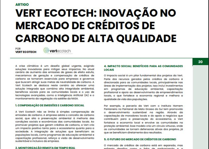 Vertecotech é Destaque na Revista Internacional de Energia e Clima da CPLP